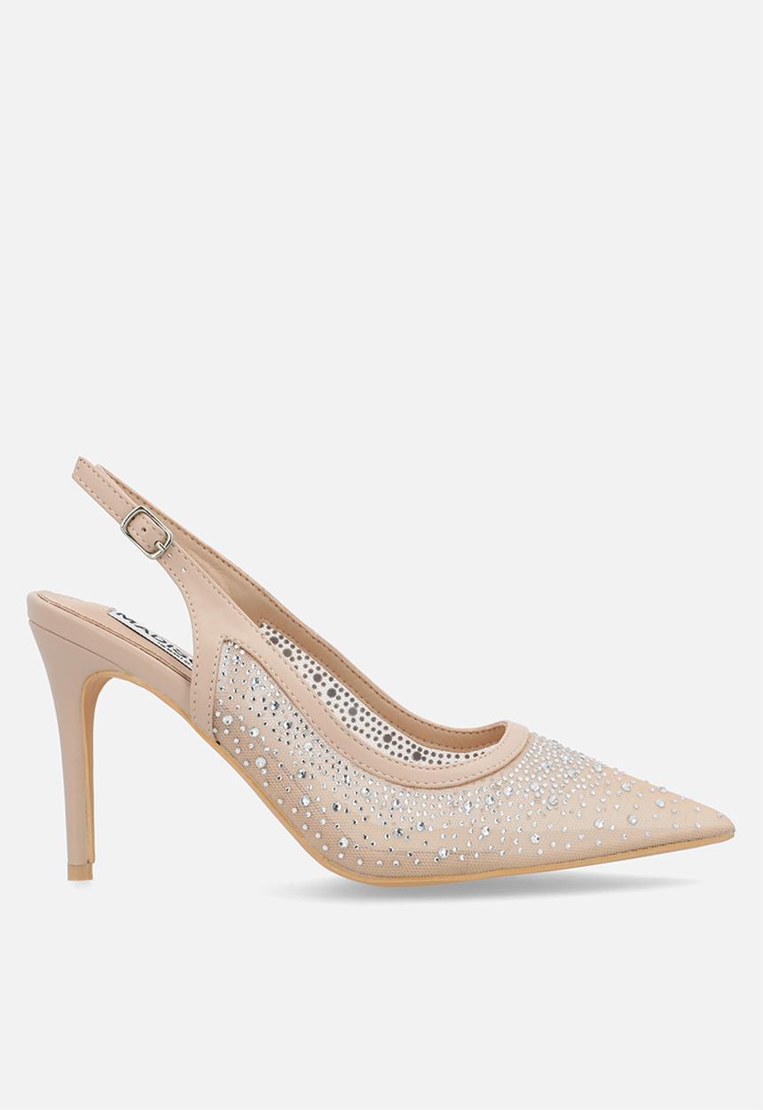 Madison® - Quinn close toe slingback heel - beige 