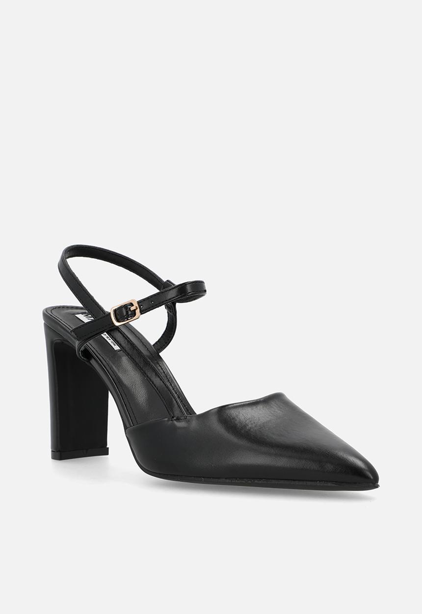 Madison® - Quill close toe slingback heel - black