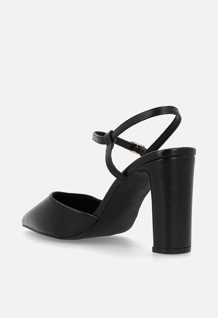 Madison® - Quill close toe slingback heel - black