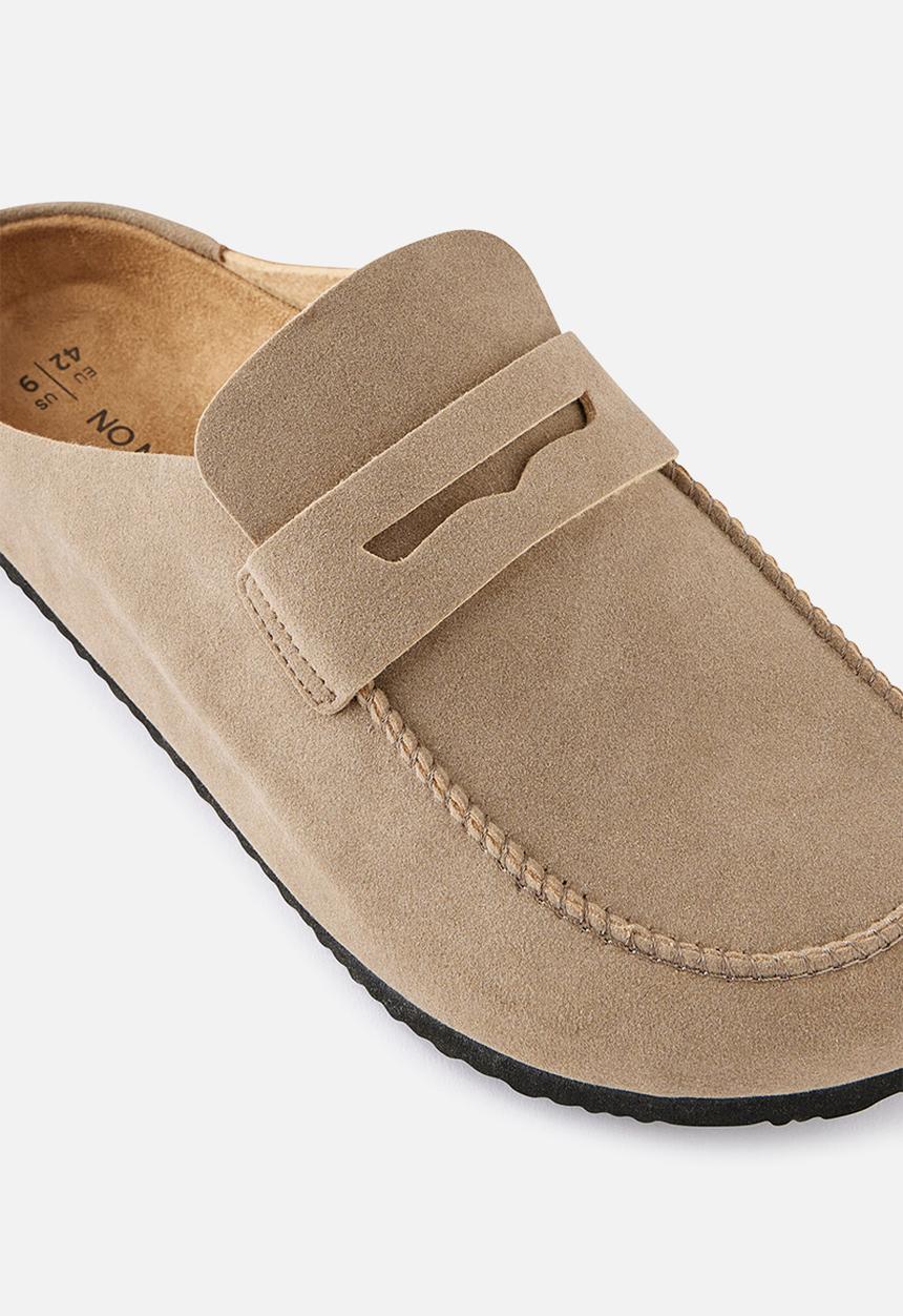 Cotton On - Closed toe buckle slide - taupe