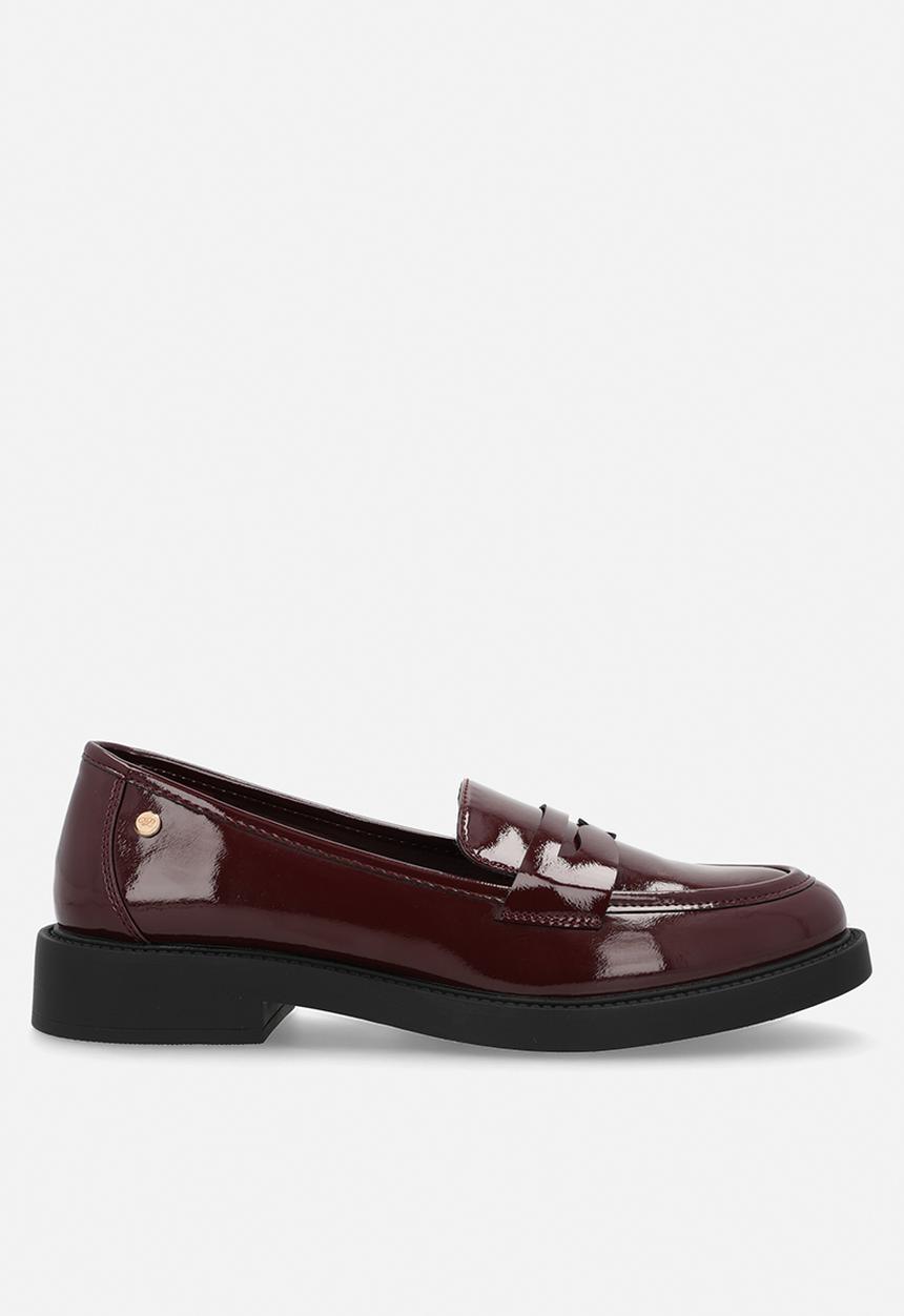 Miss Black - Poem 2 penny moc loafer - wine