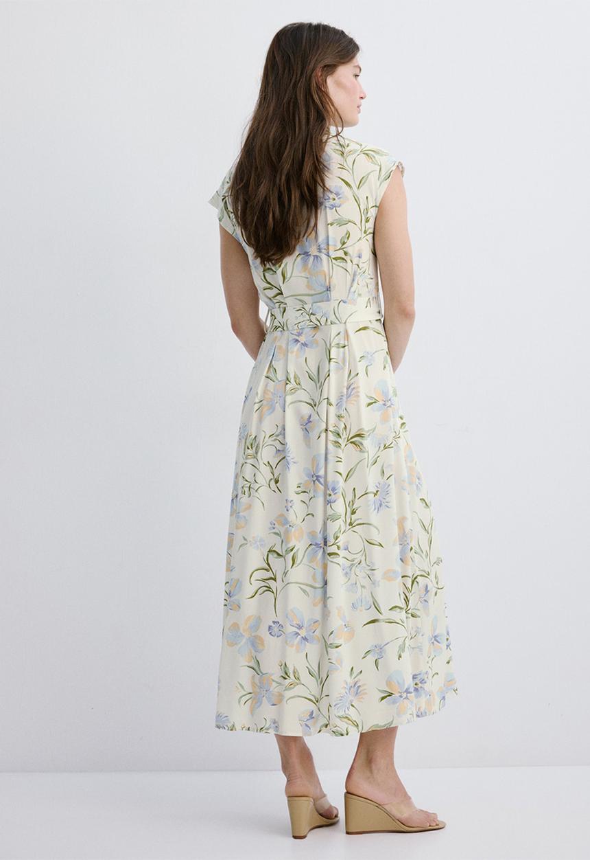 MANGO - Dress apple2 - light beige