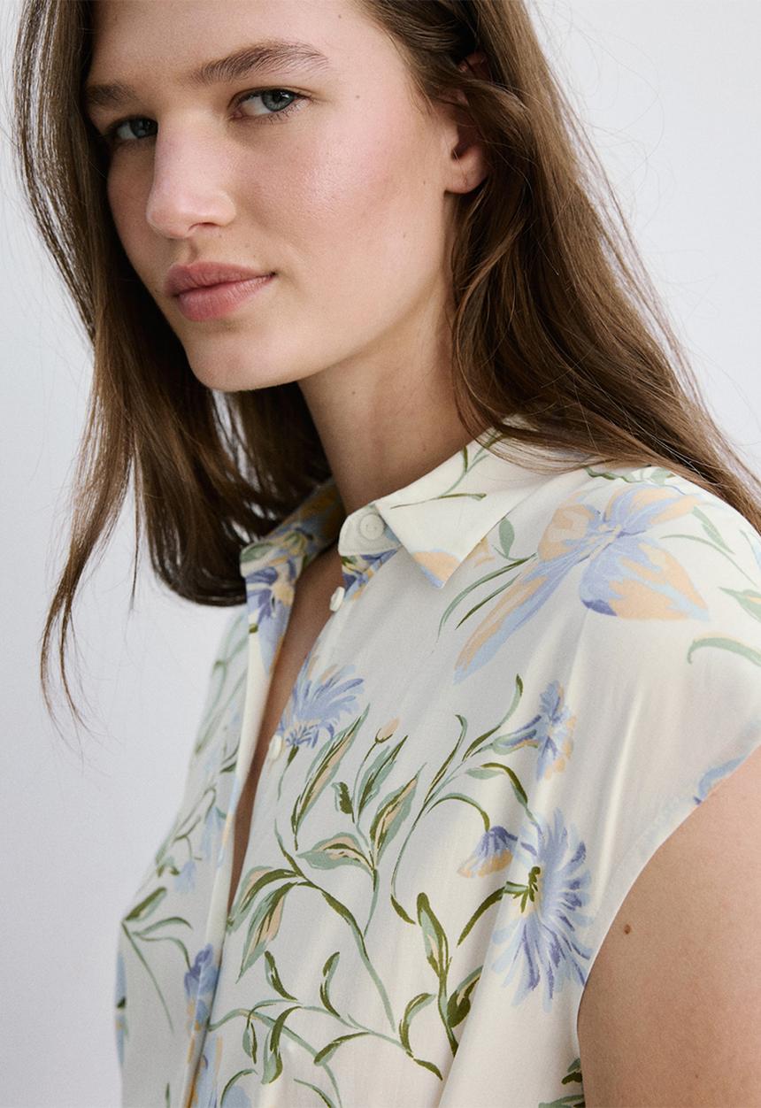 MANGO - Dress apple2 - light beige