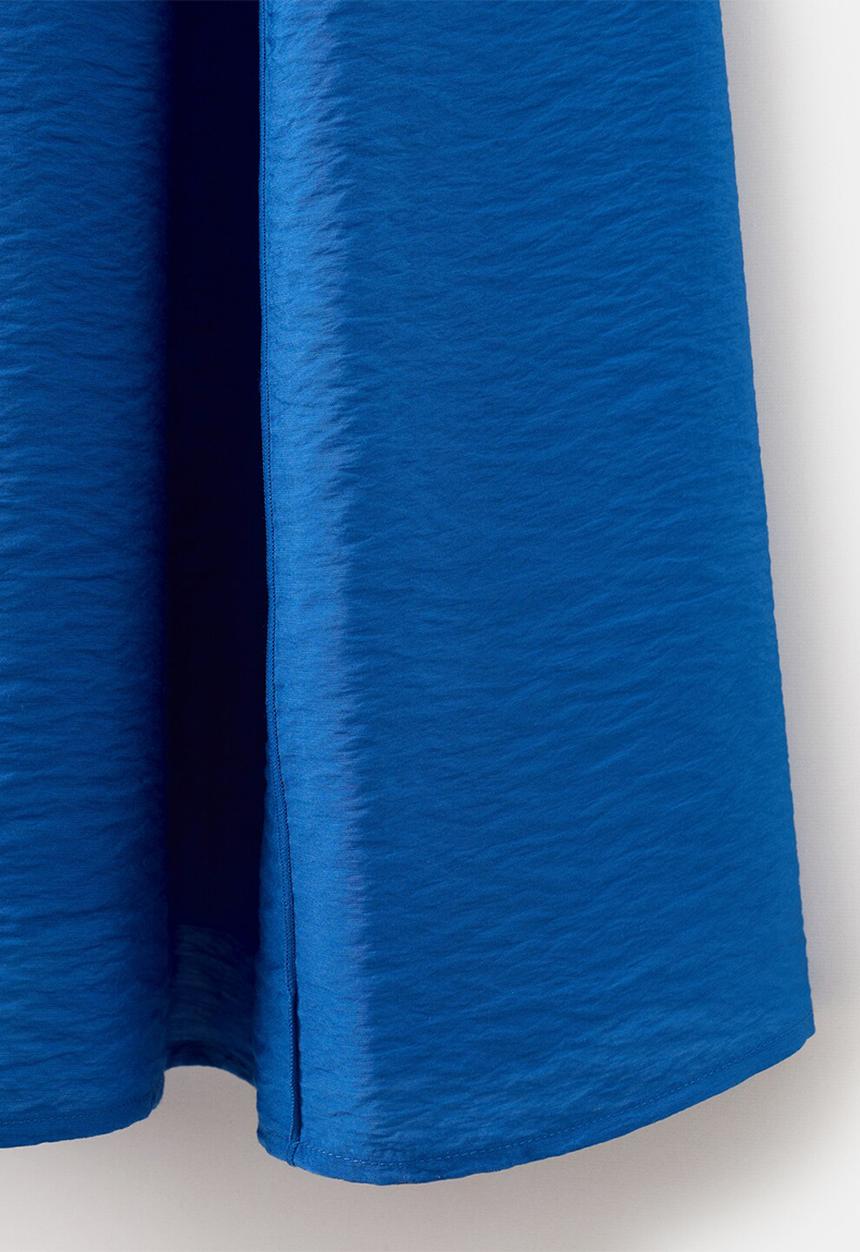 MANGO - Dress spring - medium blue