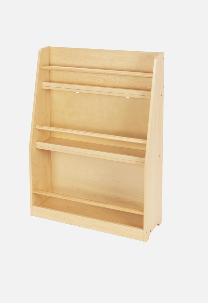 Greenbean Learning - 3-Tier Kids Harley Bookshelf with Forward-Facing Display - Neutral