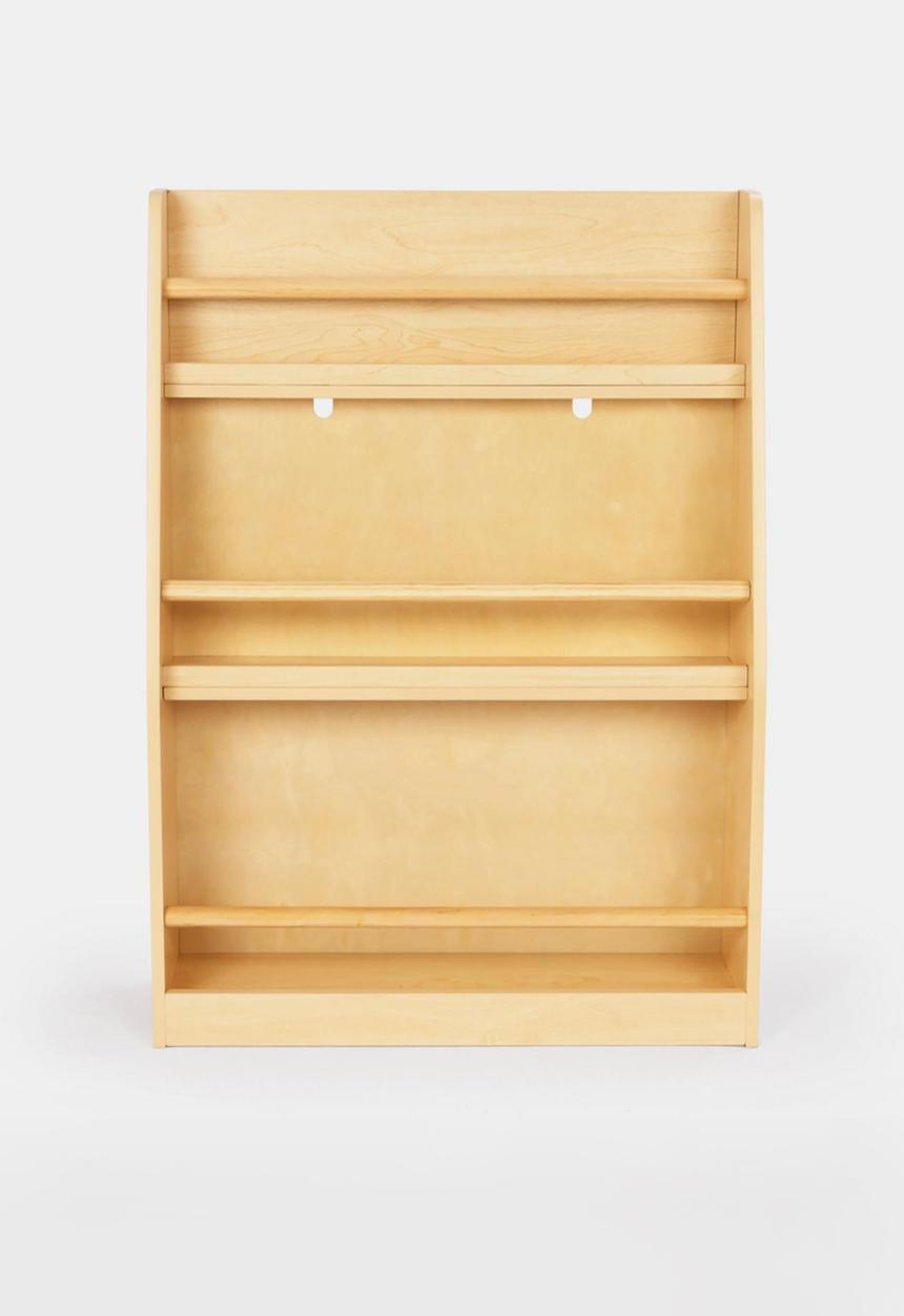 Greenbean Learning - 3-Tier Kids Harley Bookshelf with Forward-Facing Display - Neutral