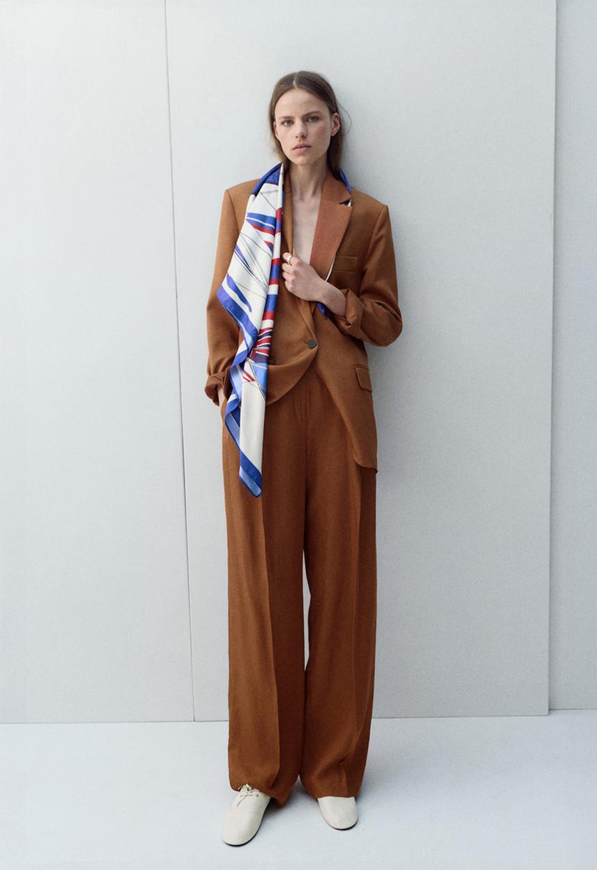 MANGO - Trousers minesota - rust/copper