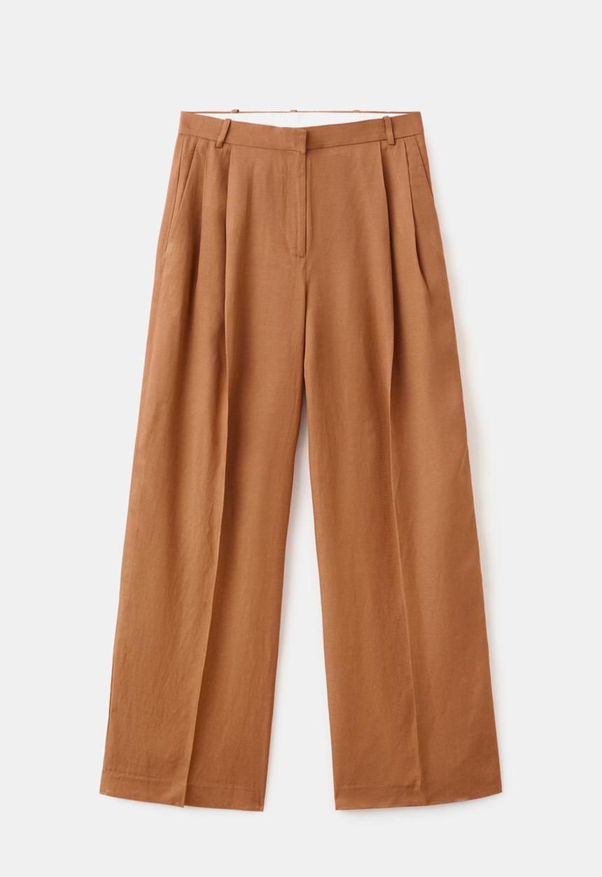 MANGO - Trousers minesota - rust/copper