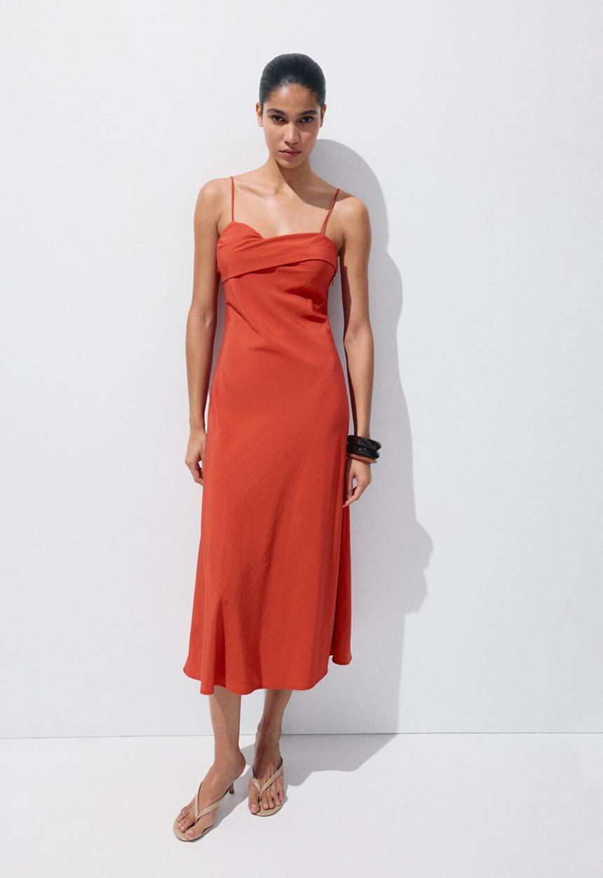 MANGO - Dress adri - red