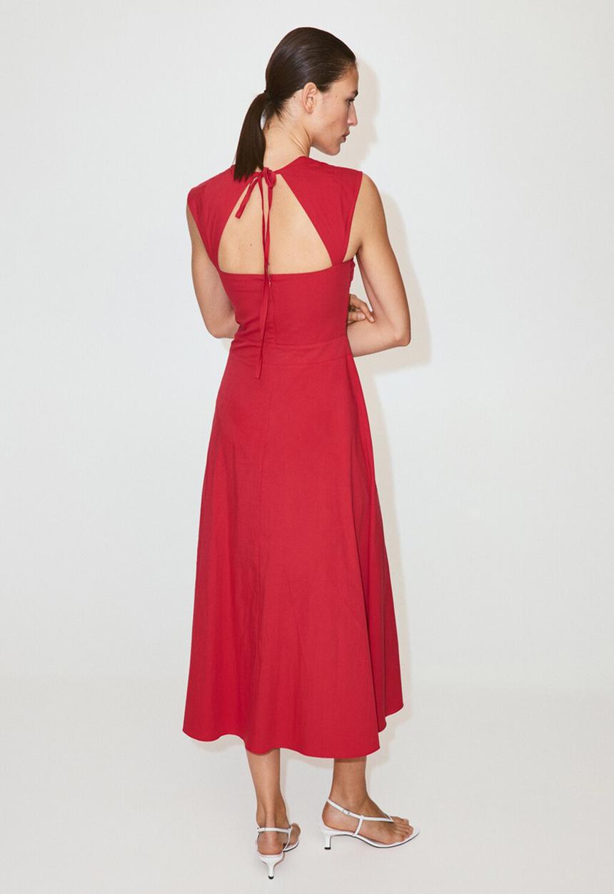 MANGO - Dress mouse - red