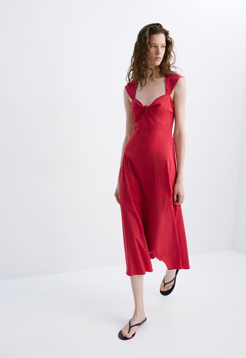 MANGO - Dress mouse - red