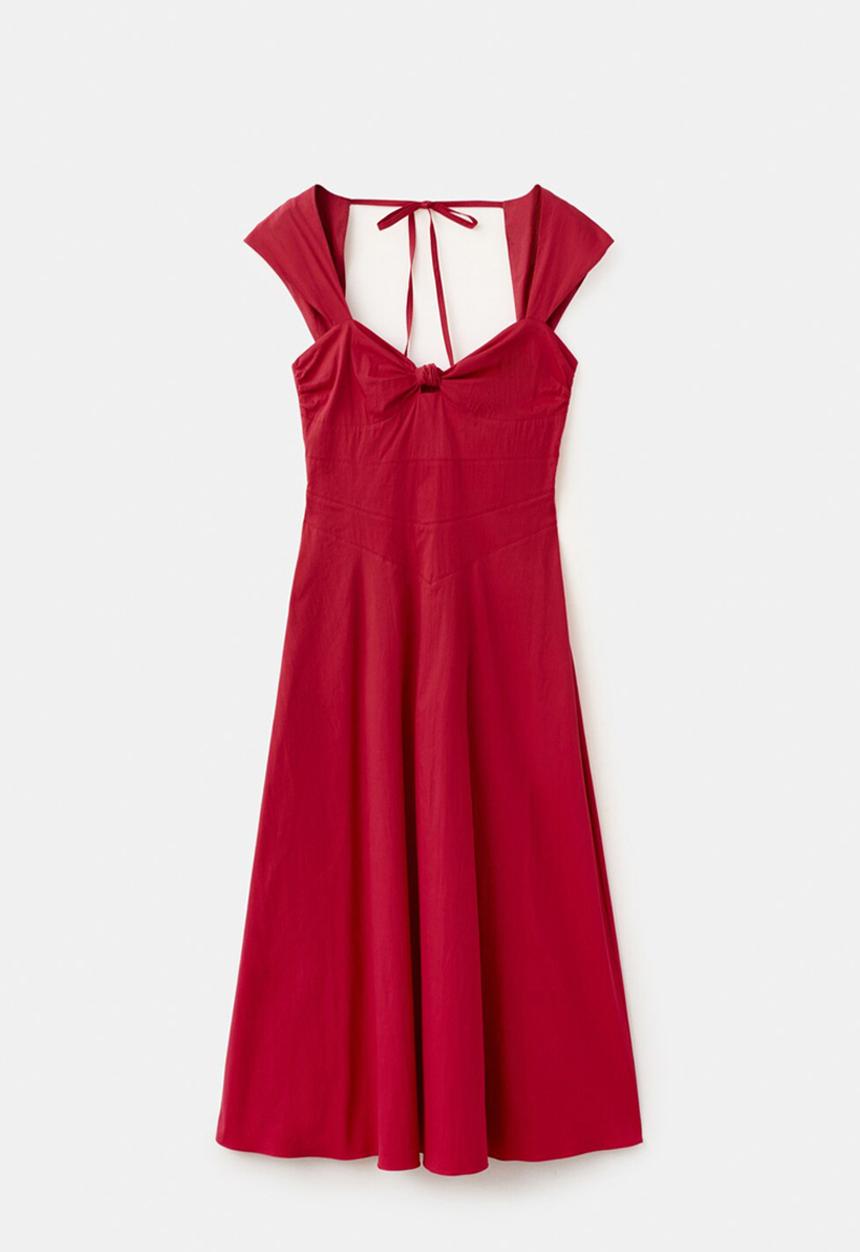 MANGO - Dress mouse - red