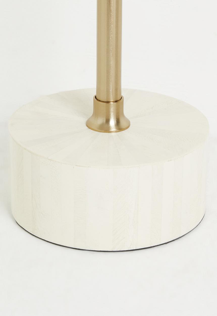 Sixth Floor - Lira Inlay Side Table Opal & Gold