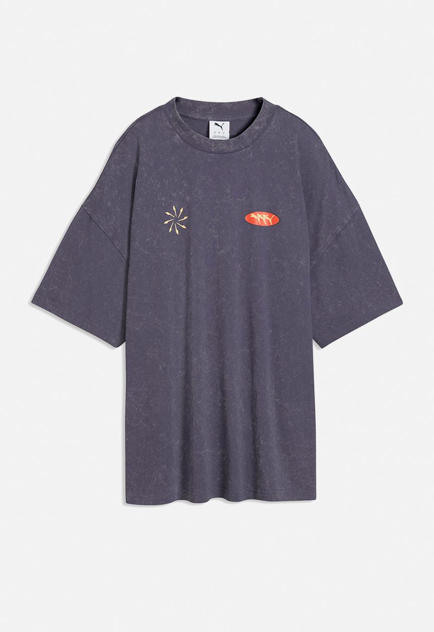 PUMA - Future.Puma.Archive Washed Oversized Graphic Tee - Inky Depths