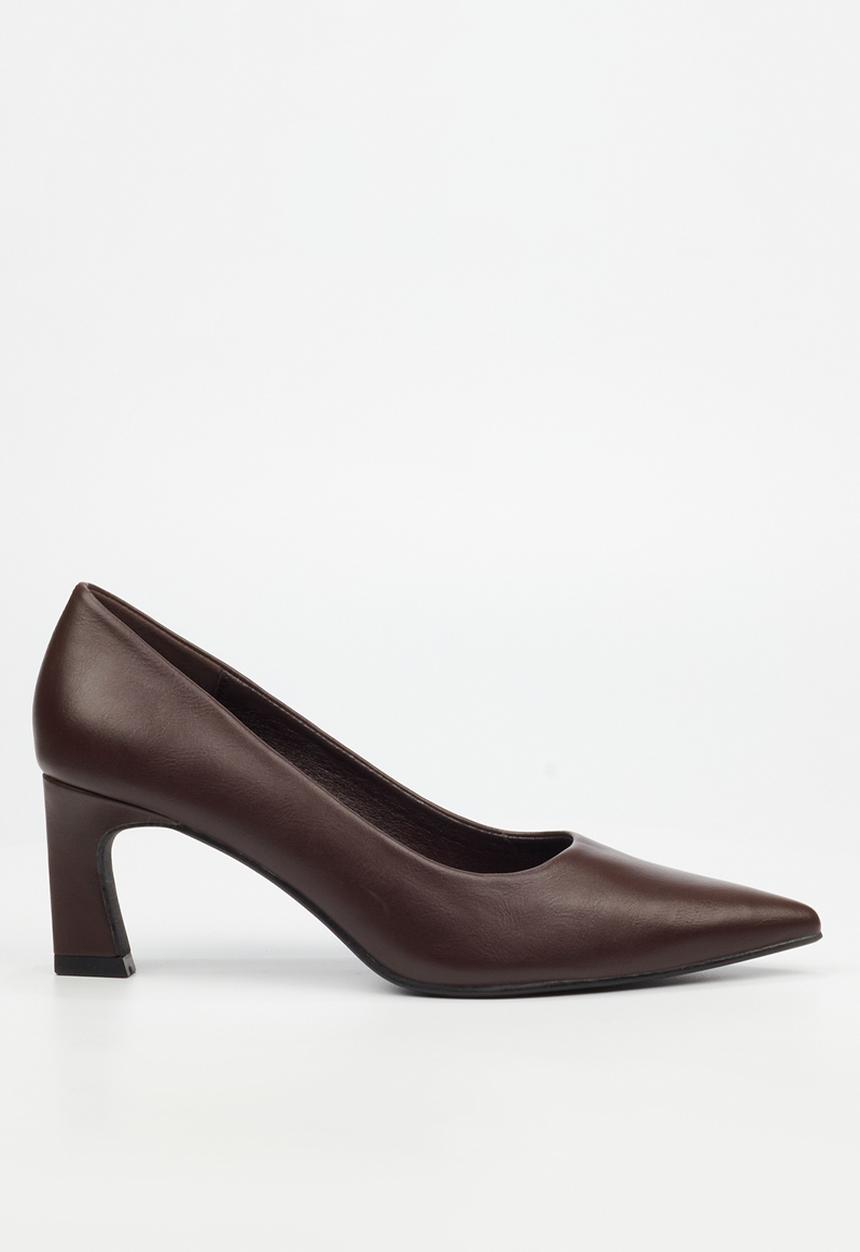 Butterfly Feet - Alesia 2 court heel - chocolate