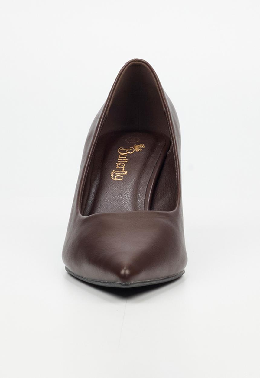Butterfly Feet - Alesia 2 court heel - chocolate