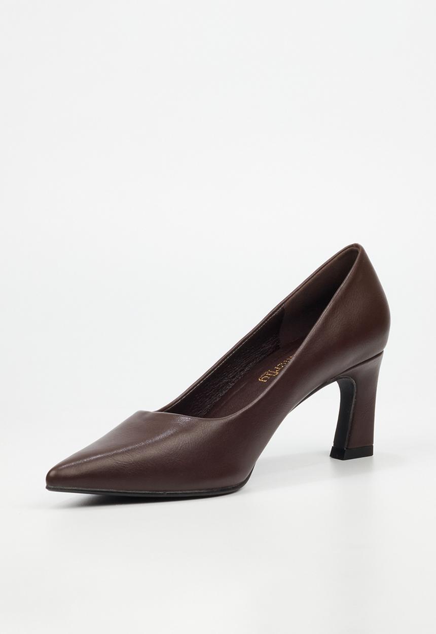 Butterfly Feet - Alesia 2 court heel - chocolate