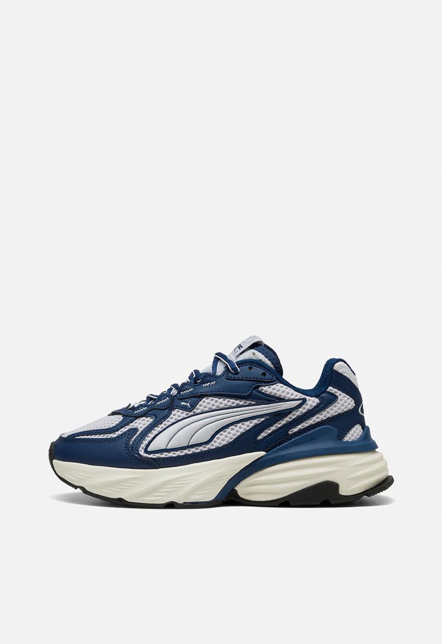 PUMA - Fade Nitro Ls Jr - Silver Mist-Persian Blue