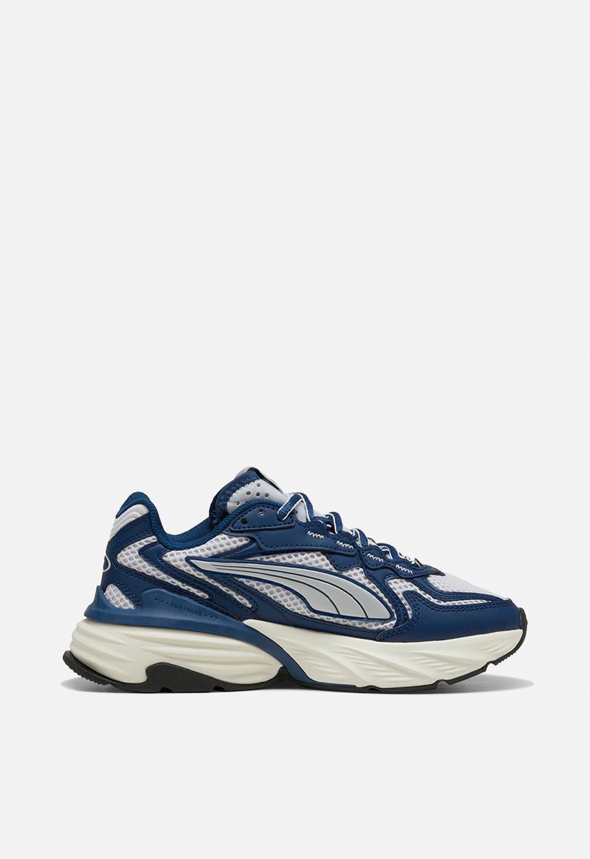 PUMA - Fade Nitro Ls Jr - Silver Mist-Persian Blue