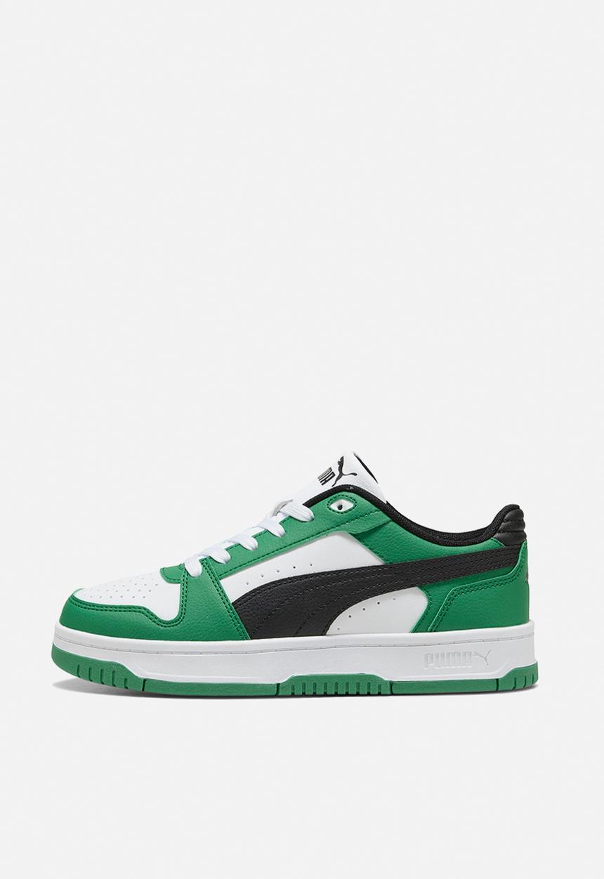 PUMA - Rebound Slam Lo Jr - Archive Green-Puma Black-Puma White