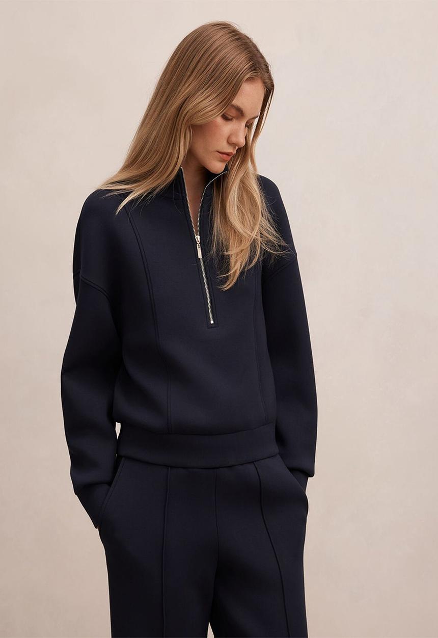 Forever New - Heidi Seam Detail Lounge Jumper in Navy