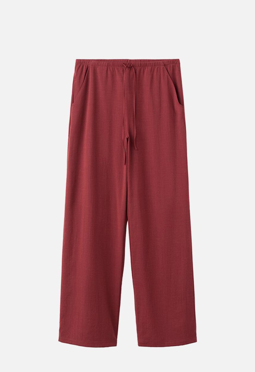 MANGO - Trousers riga - red