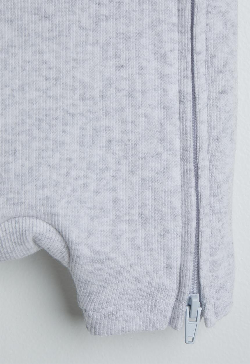 Cotton On - 2 Pack The Short Sleeve Zip Romper License - Lcn Mif Blue Bonnet/Miffy Pears & Lcn Mif Snow Marle/Miffy