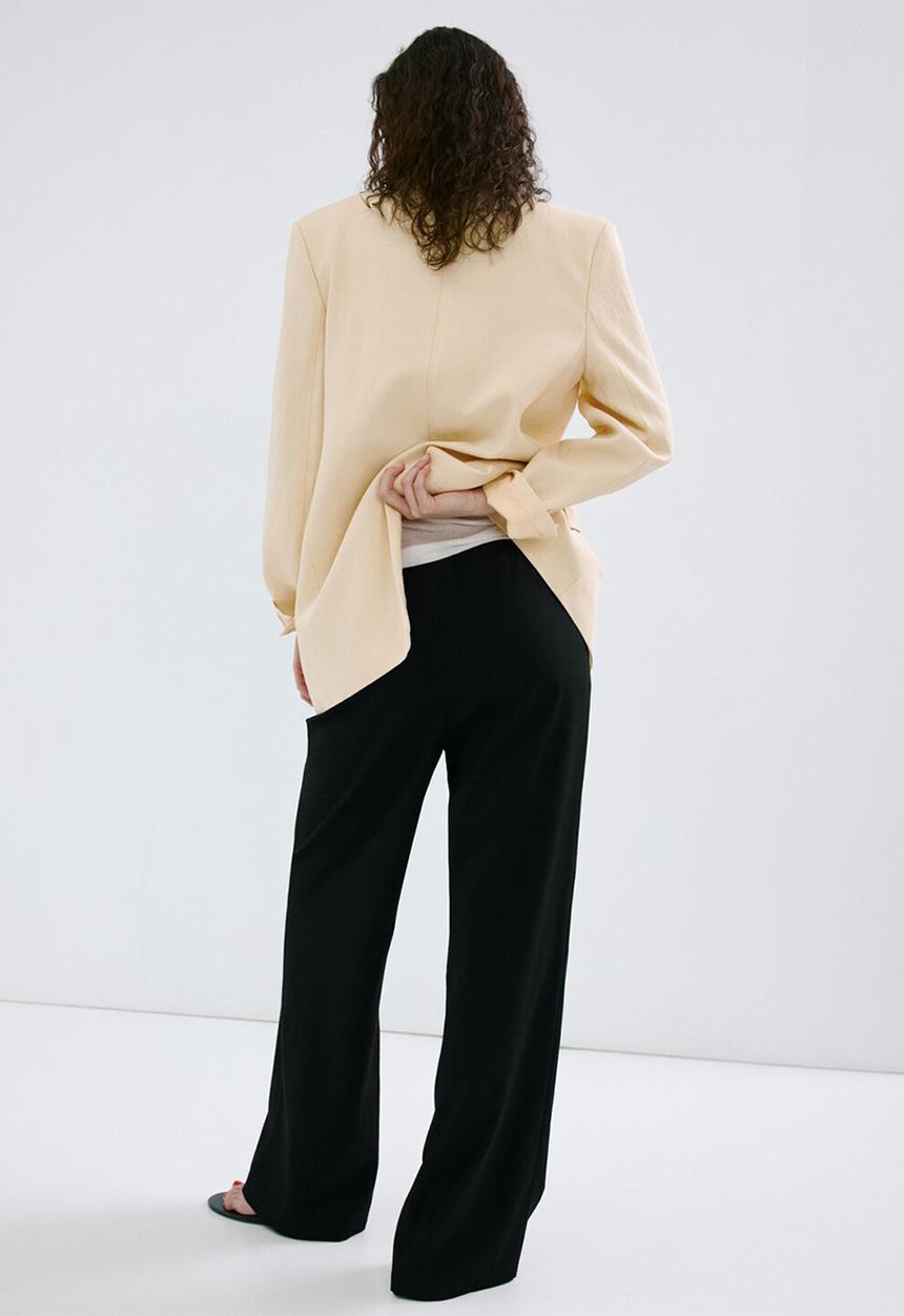 MANGO - Trousers Riga - Black