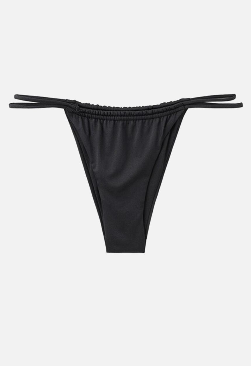 MANGO - Bikini pantie tortuga- black