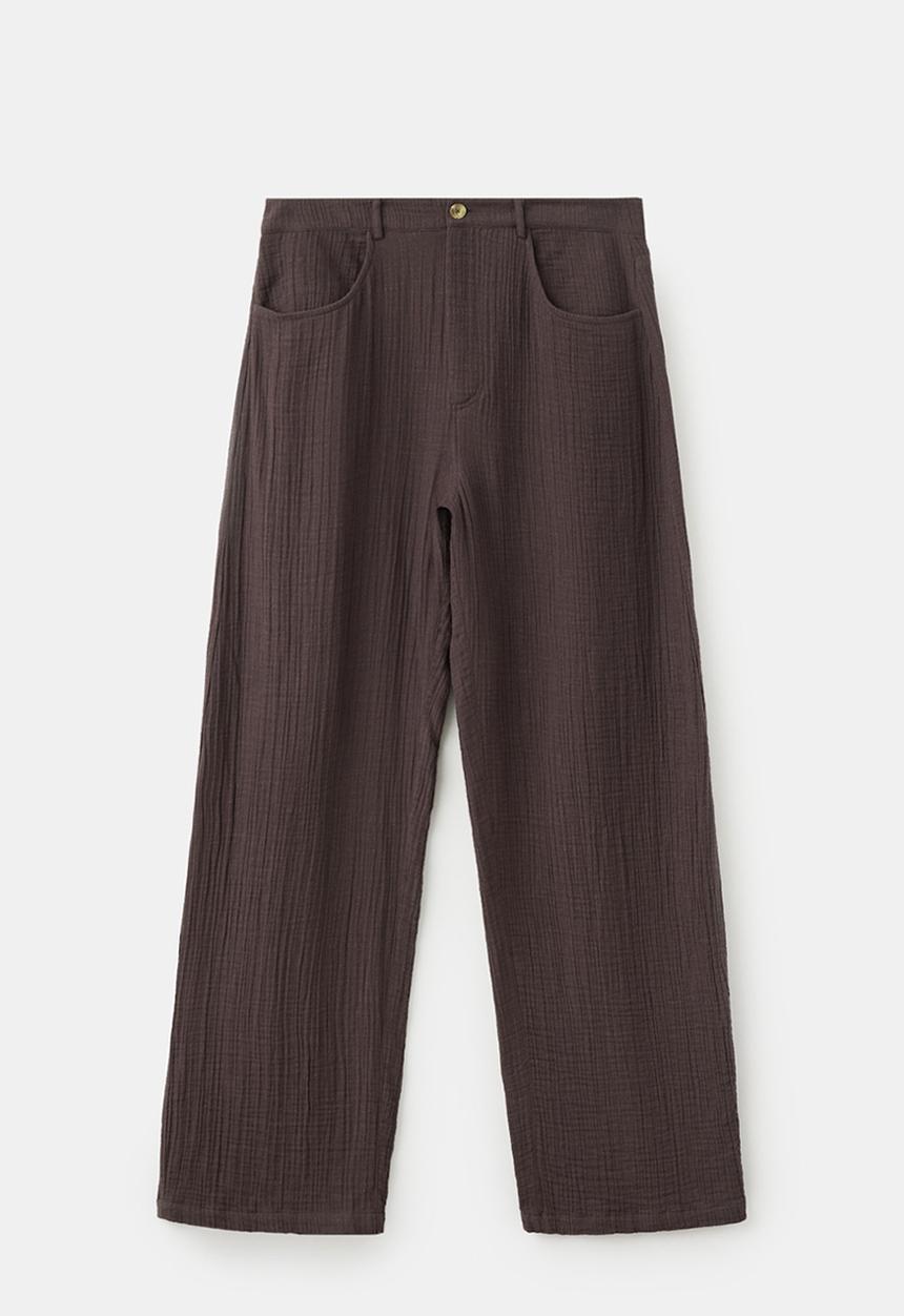 MANGO - Plus trousers calella - dark brown