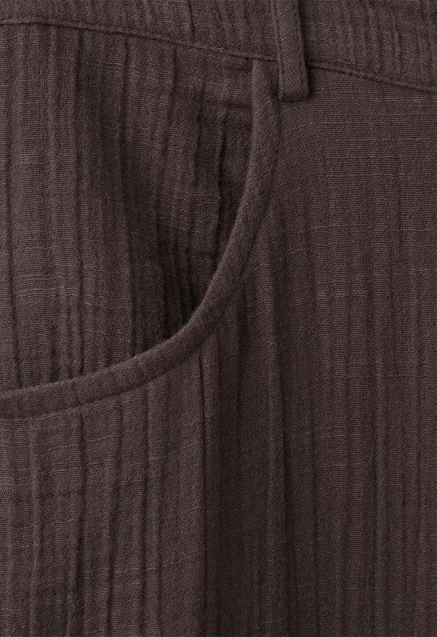 MANGO - Plus trousers calella - dark brown