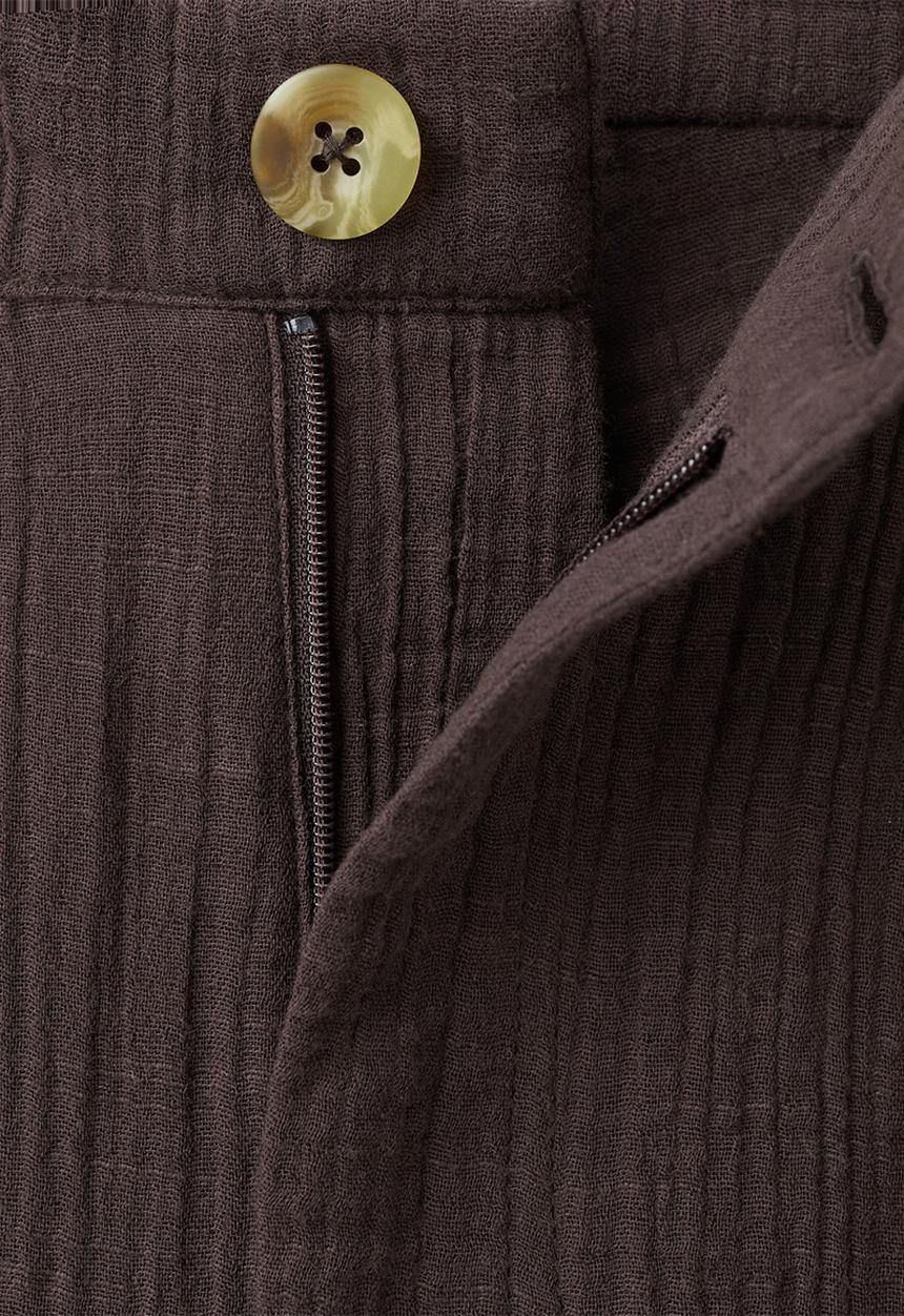 MANGO - Plus trousers calella - dark brown