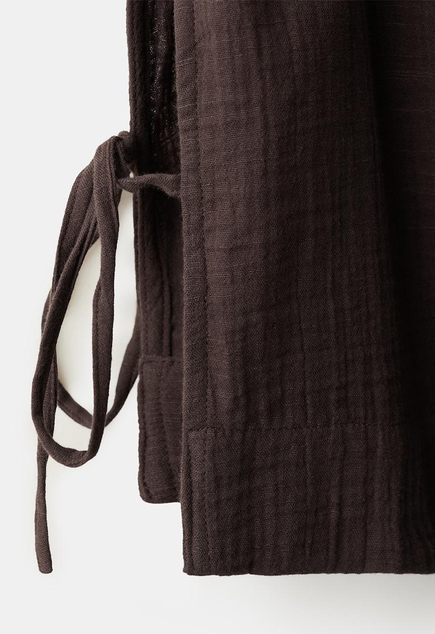 MANGO - Plus top calella - dark brown
