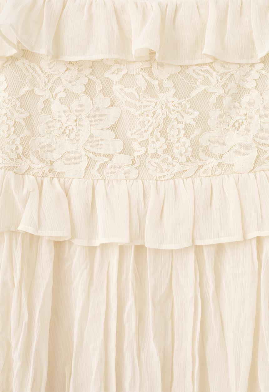MANGO - Dress dora - light beige