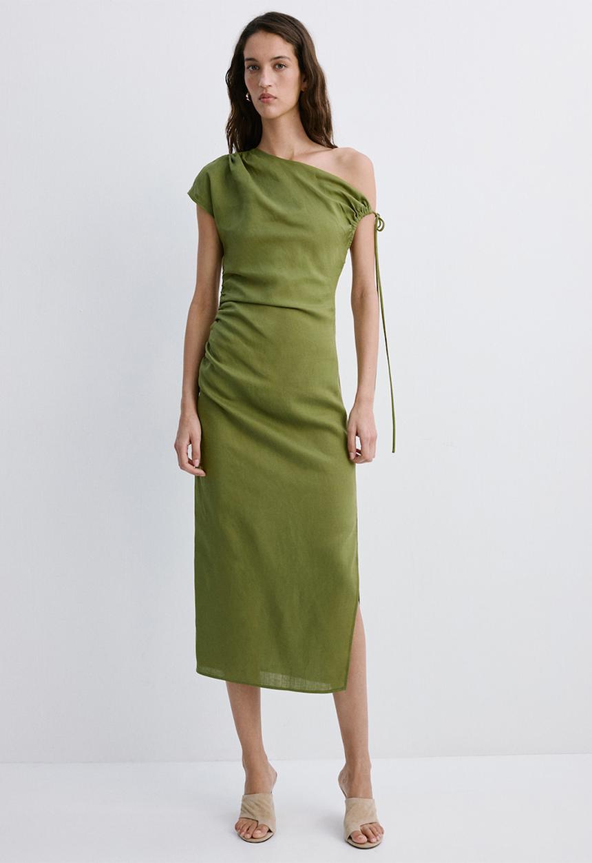 MANGO - Dress mandy - green
