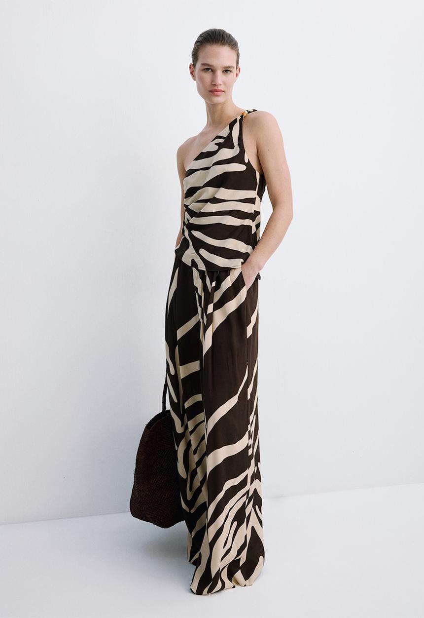 MANGO - Top cuca - brown