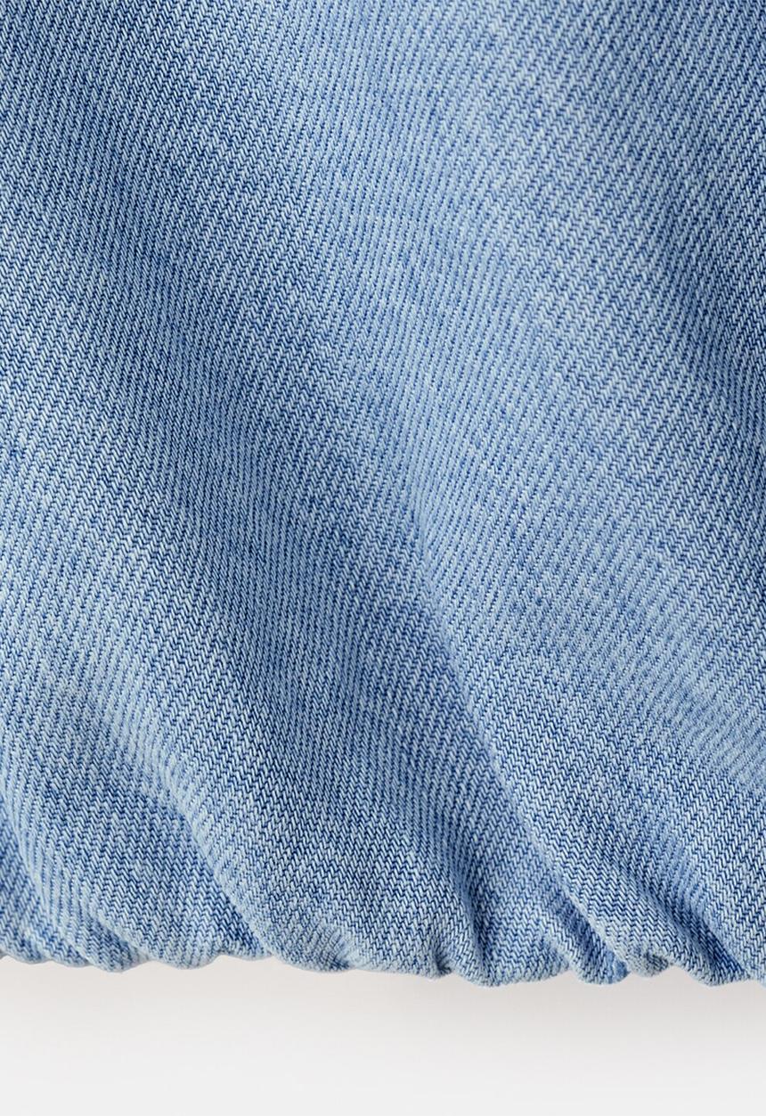 MANGO - Top ibiza - open blue