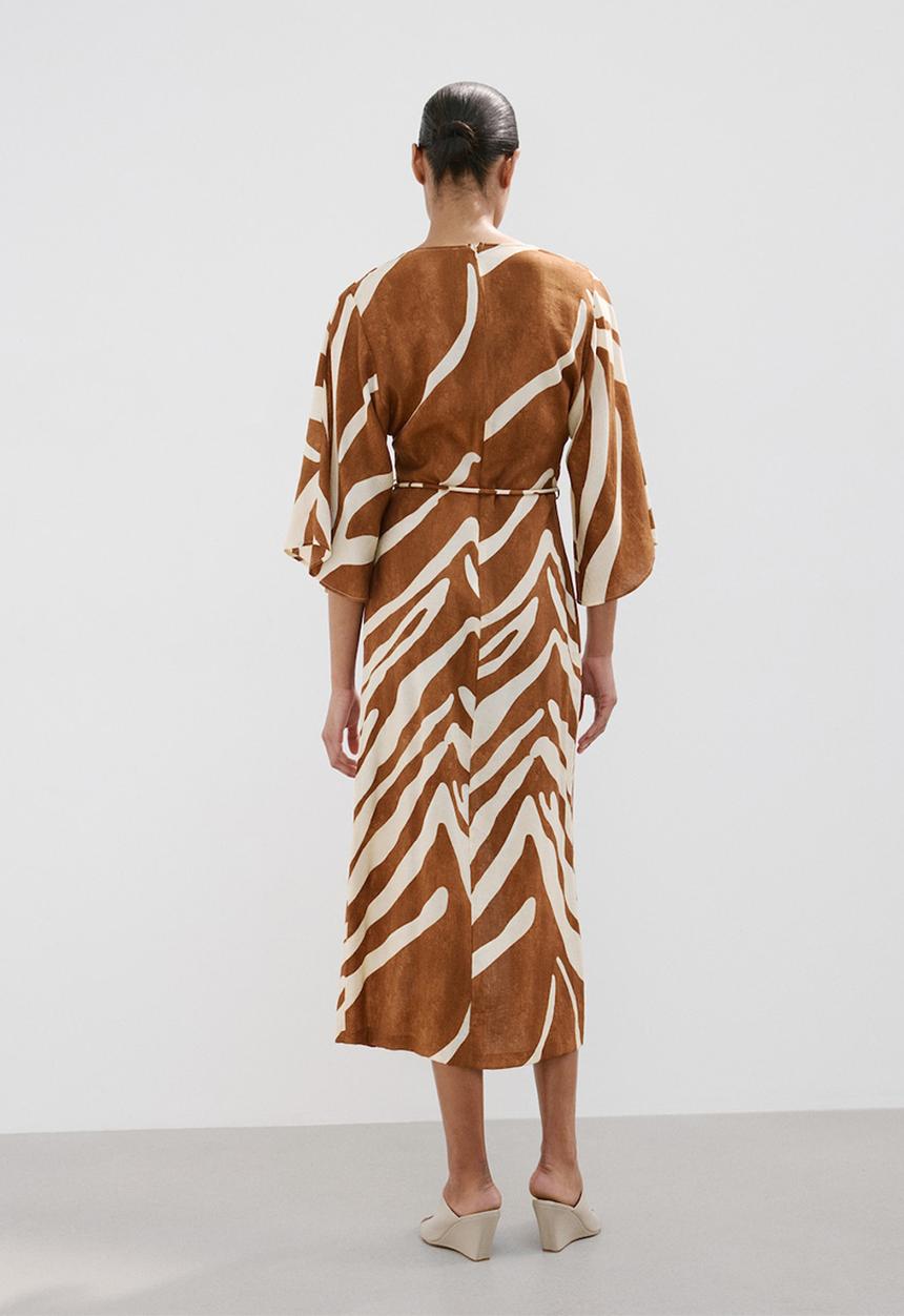 MANGO - Dress karla - brown