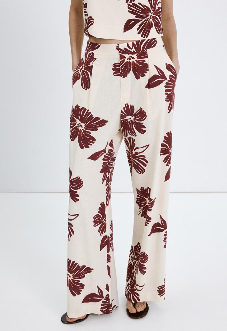 MANGO - Trousers lola - light beige
