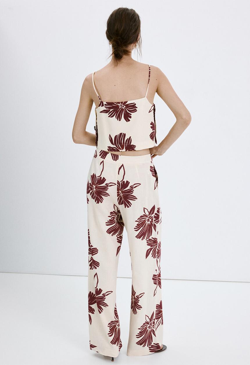 MANGO - Trousers lola - light beige