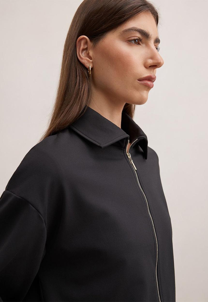 Forever New - Willow drawcord jacket in black