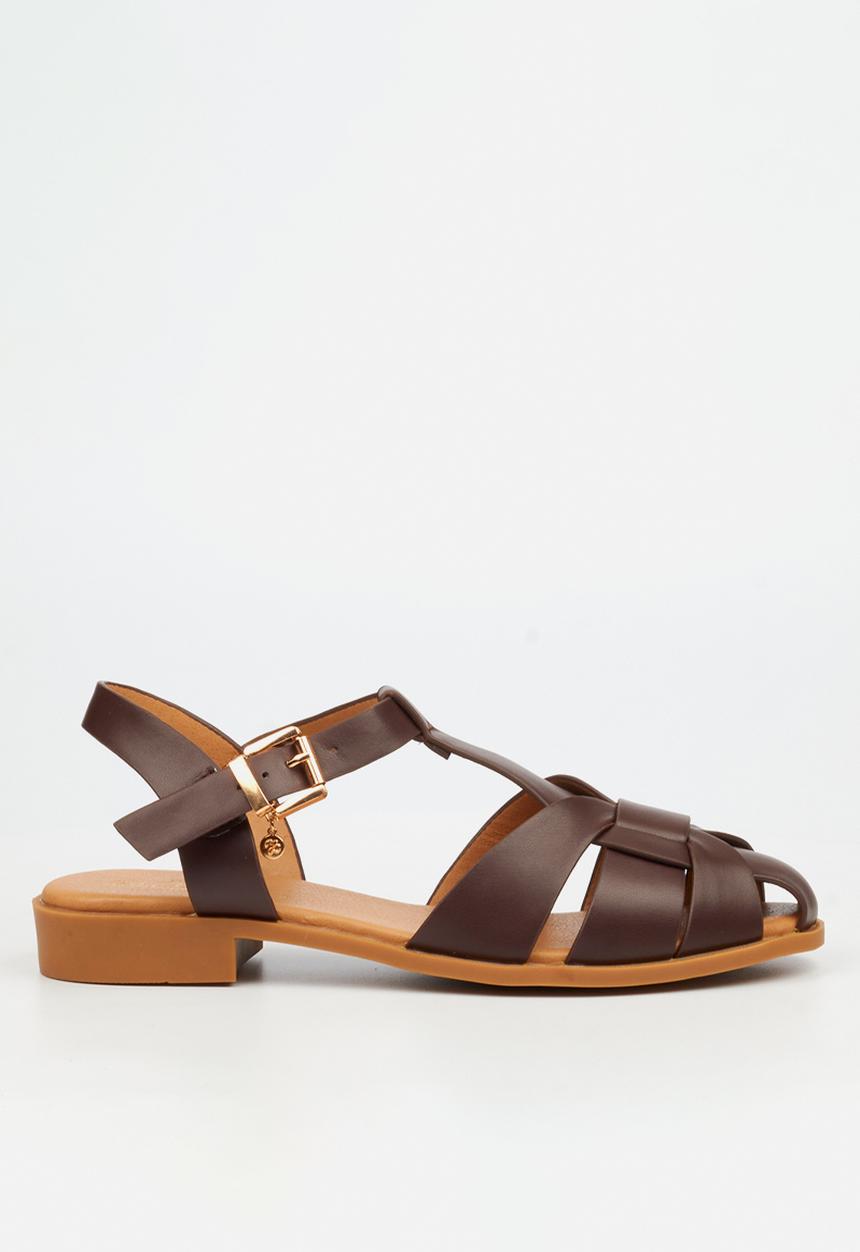 Miss Black - Caylin 1 cut-out loafer - chocolate