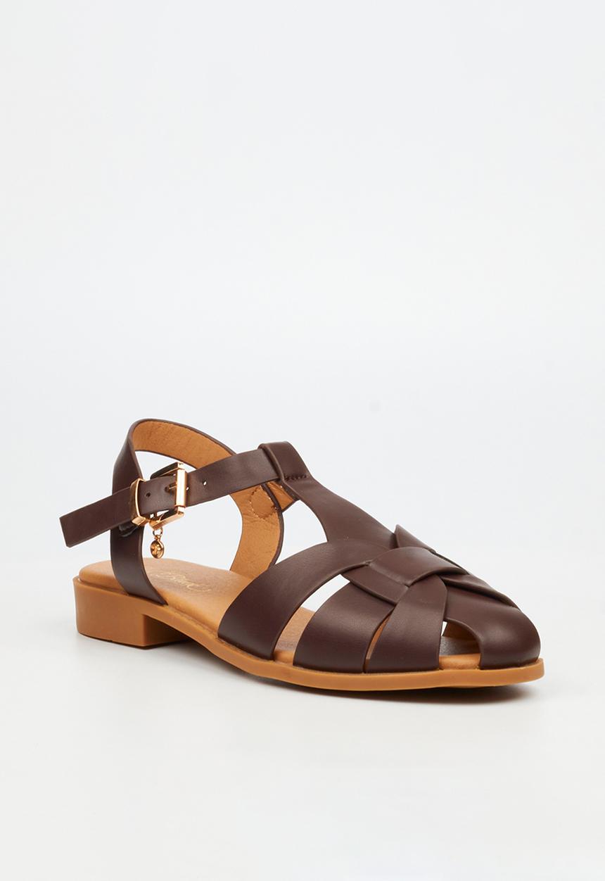Miss Black - Caylin 1 cut-out loafer - chocolate