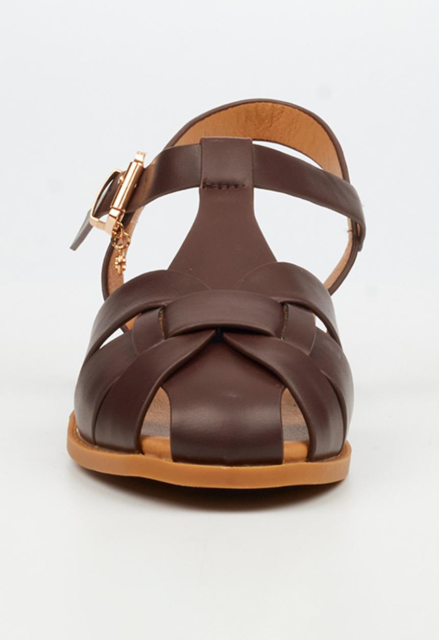 Miss Black - Caylin 1 cut-out loafer - chocolate