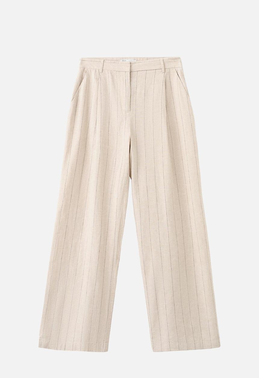 MANGO - Trousers zede - brown