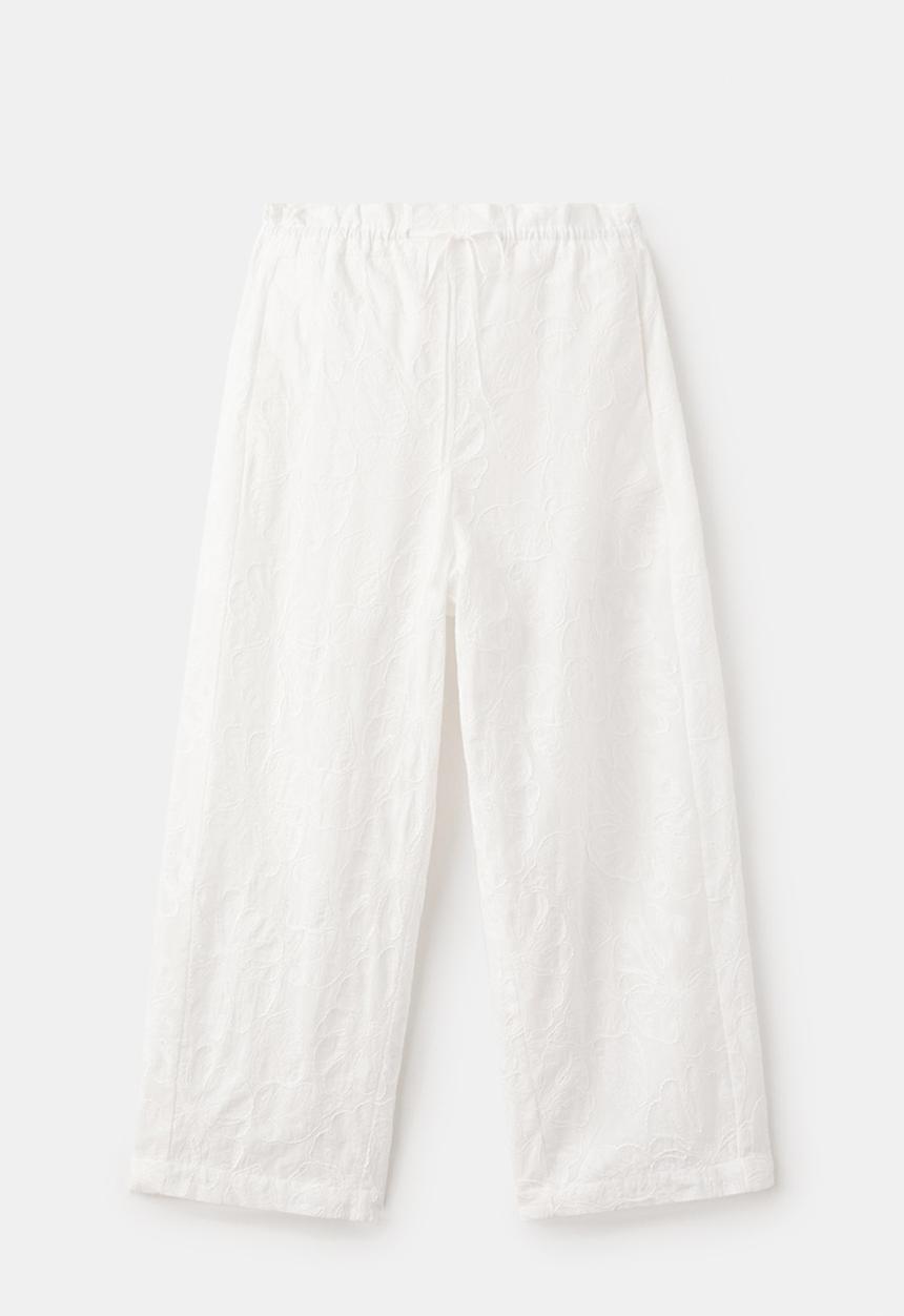 MANGO - Trousers lisboa - white