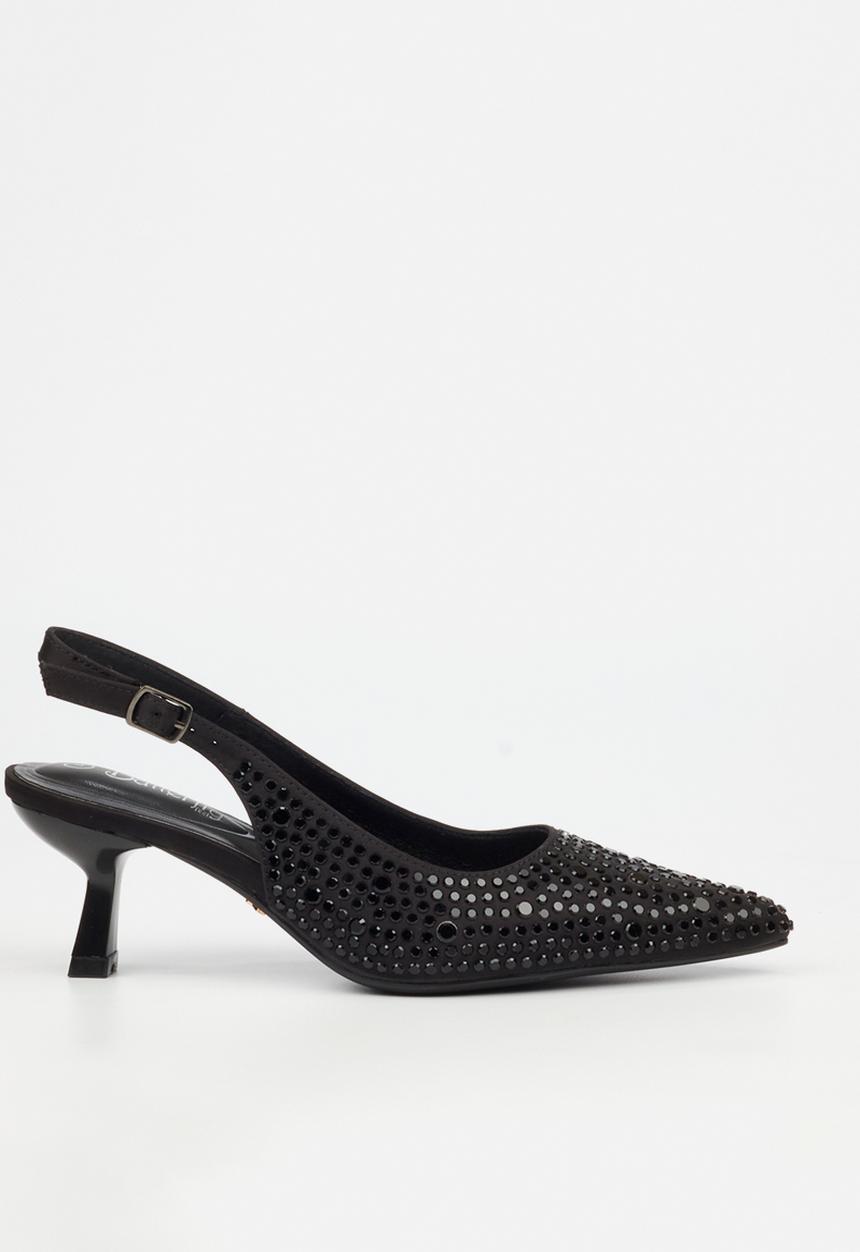 Butterfly Feet - Estella 1 slingback heel - black