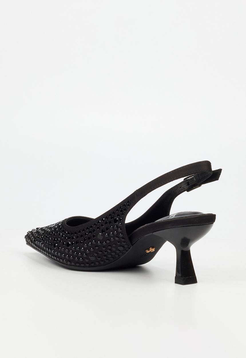 Butterfly Feet - Estella 1 slingback heel - black