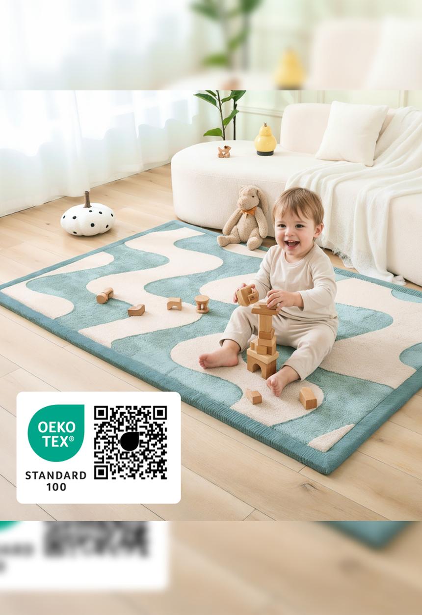 Hakuna Matte - CloudSoftRise Play Mat 3D Carpet - Waves
