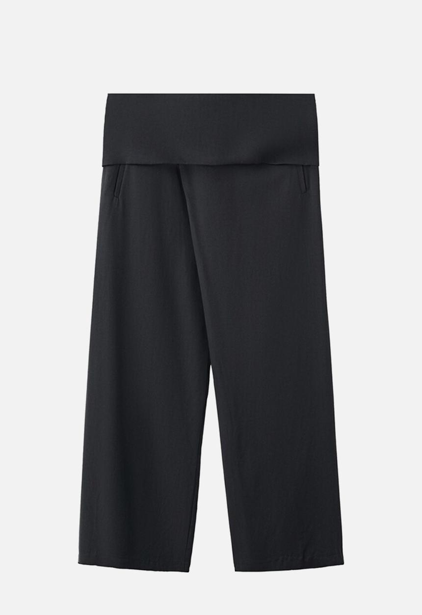 MANGO - Trousers ginny - charcoal